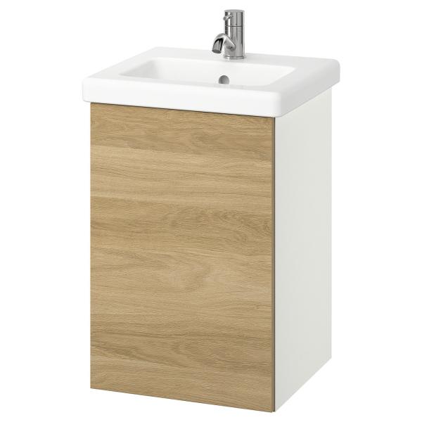 [IKEA/イケア/通販]ENHET エーンヘート / TVALLEN トヴェレン 洗面台 扉/洗面...