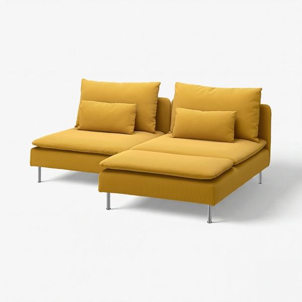 [IKEA/イケア/通販]SODERHAMN ソーデルハムン2人掛けソファ 寝椅子付き, ケーリンゲ...