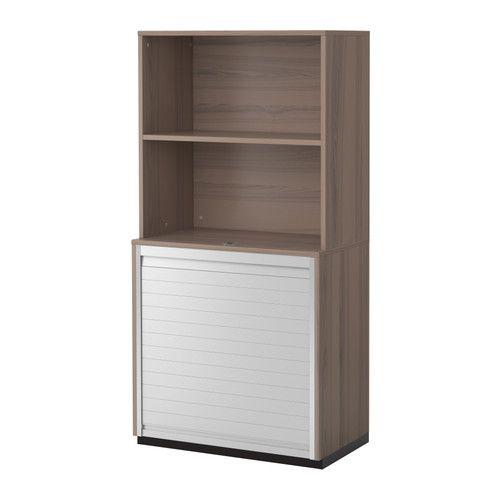 IKEA/イケア GALANT 収納コンビネーション ロールフロントキャビネット付き, グレー