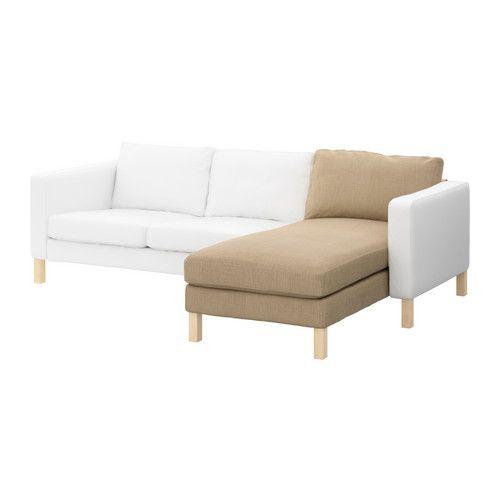 IKEA/イケア KARLSTAD 追加寝椅子用カバー, リンドー ベージュ