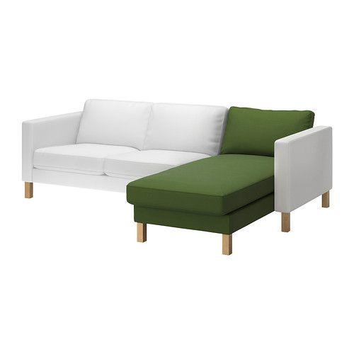 IKEA/イケア KARLSTAD 追加寝椅子用カバー, スィヴィーク グリーン