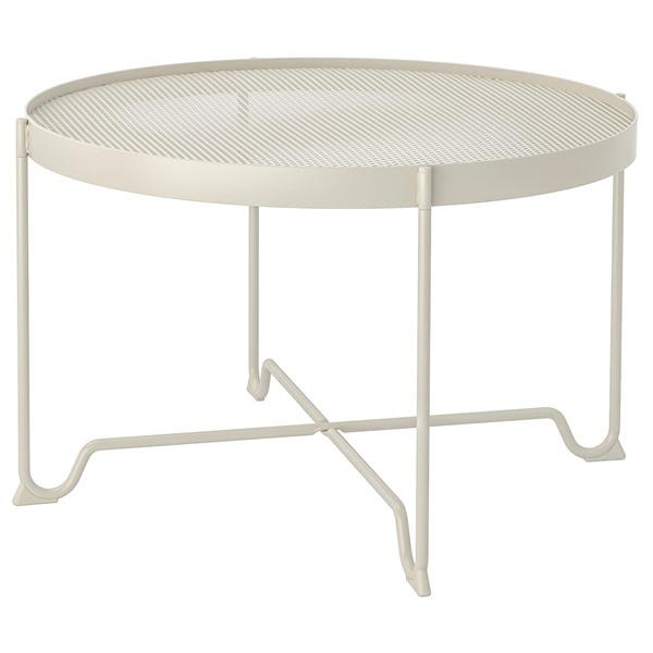 【IKEA/イケア/通販】KROKHOLMEN クロークホルメン コーヒーテーブル 屋外用, ベージ...