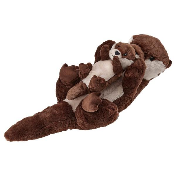 [IKEA/イケア/通販]SKOGSDUVA スコグスデューヴァぬいぐるみ2個セット, カワウソの親...