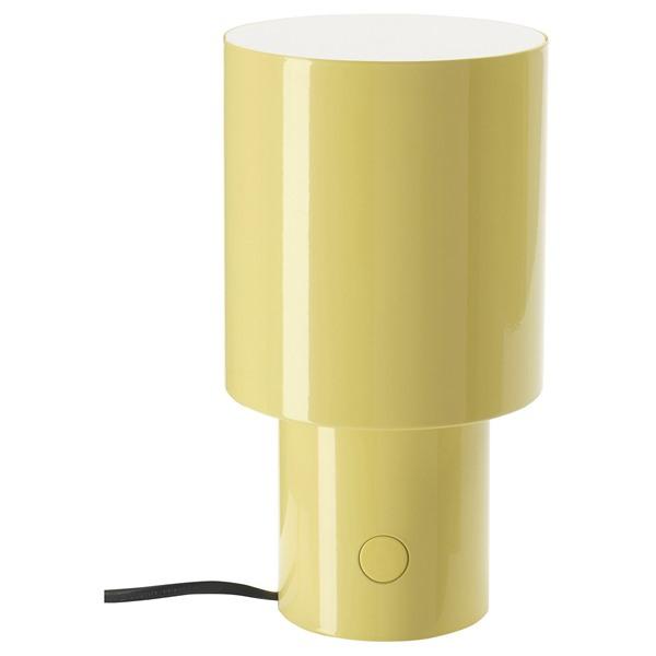 [IKEA/イケア/通販]SPETSBOJ スペッツボイテーブルランプ, 調光可能/イエロー,22 ...