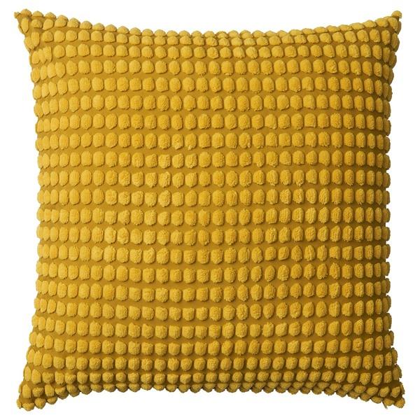 [IKEA/イケア/通販]SVARTPOPPEL スヴァルトポッペルクッションカバー, イエロー,6...