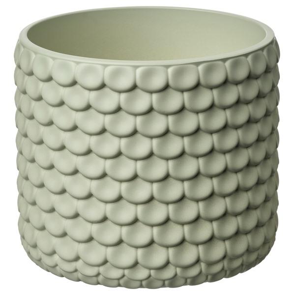 [IKEA/イケア/通販]GLACIARBJORN グラシエールビョーン鉢カバー, ライトグリーン,...