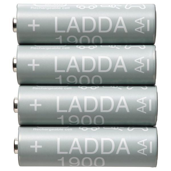 【IKEA/イケア/通販】LADDA ラッダ 充電式電池, HR06 AA (単3形) 1.2V[A...