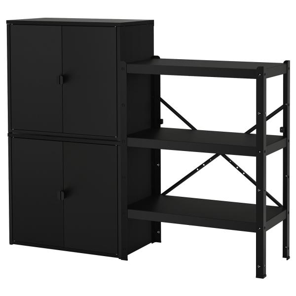 [IKEA/イケア/通販]BROR ブロール 2セクション/棚板/キャビネット, 161x40x13...