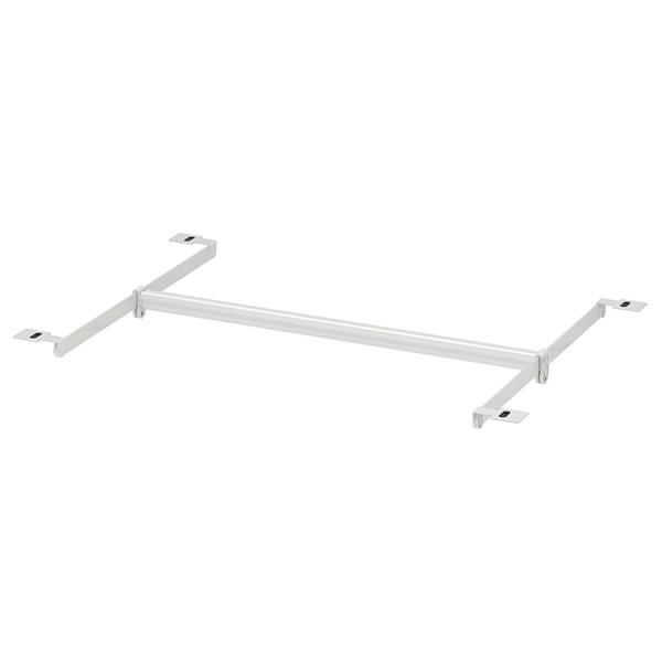 [IKEA/イケア/通販]HJALPA イェルパハンガーレール+つり下げレール2本+固定具2セット,...
