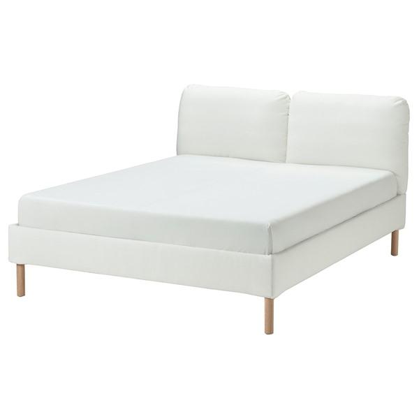 [IKEA/イケア/通販]SAGESUND サーゲスンドファブリックベッドフレーム, グレスボー ホ...