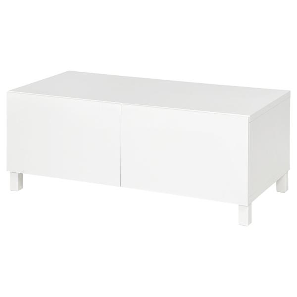 [IKEA/イケア/通販]BESTA ベストー コーヒーテーブル扉付, ホワイト/ラップヴィーケン/...