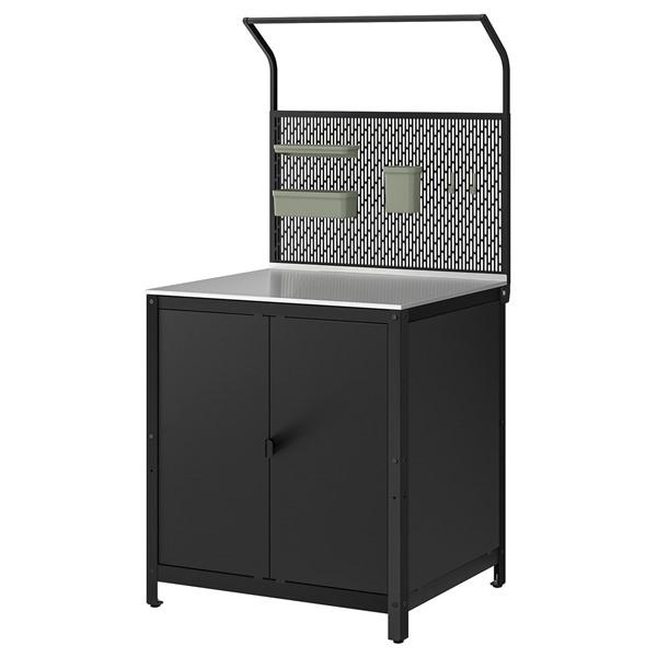 [IKEA/イケア/通販]GRILLSKAR グリルシェールアイランドキッチン バックパネル付き, ...