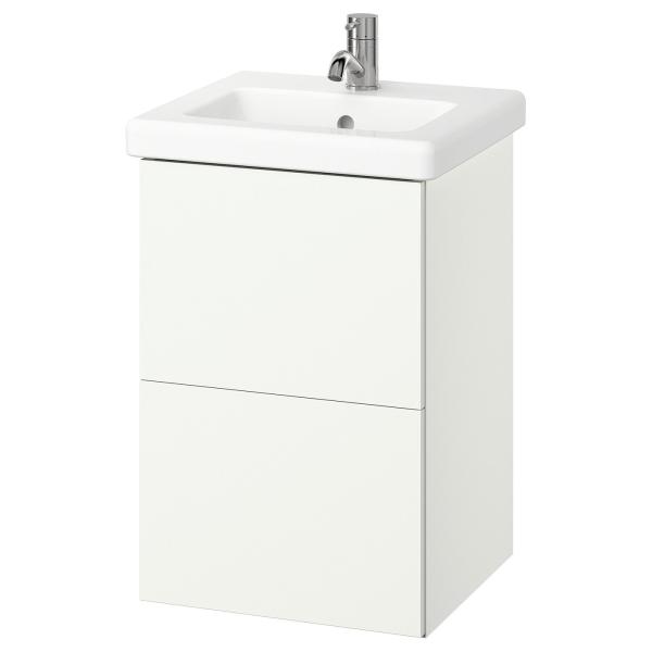 [IKEA/イケア/通販]ENHET エーンヘート / TVALLEN トヴェレン 洗面台 引き出し...