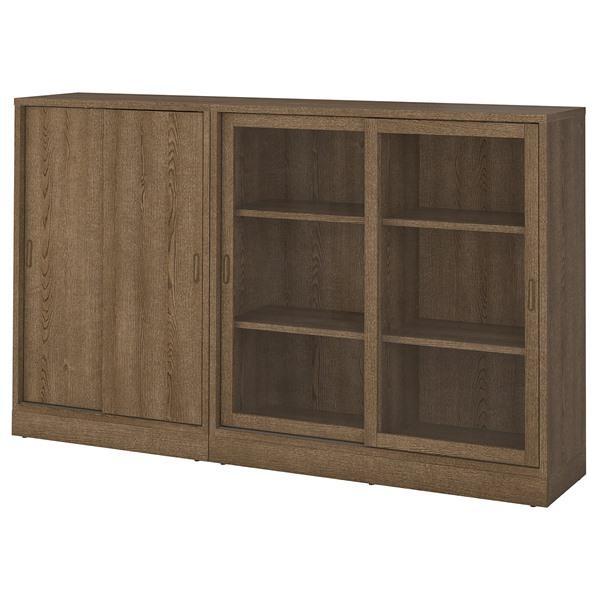[IKEA/イケア/通販]TONSTAD トンスタード収納コンビネーション 引き戸付, ブラウン ス...