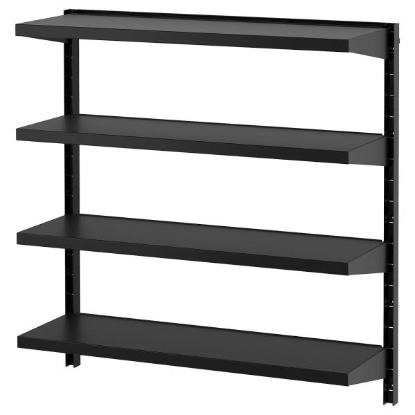 [IKEA/イケア/通販]BROR ブロール ウォールシェルフコンビネーション, ブラック, 88x...