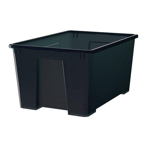 IKEA/イケア SAMLA ボックス, ブラック