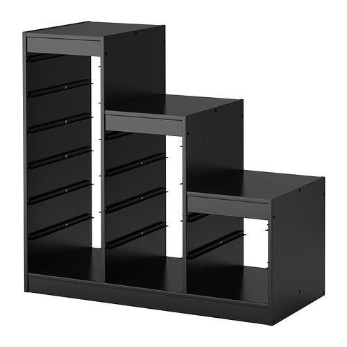 IKEA/イケア TROFAST フレーム, ブラック