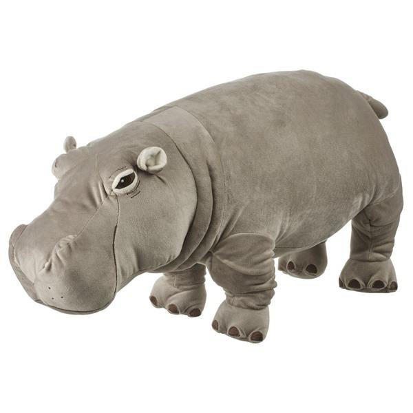 [IKEA/イケア/通販]SANDLOPARE サンドローパレぬいぐるみ, カバ/グレー,56 cm...
