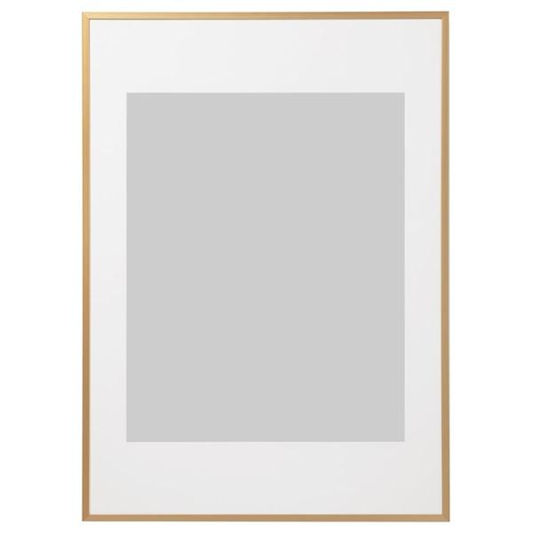 【IKEA/イケア/通販】LOMVIKEN ロムヴィーケン フレーム, ゴールドカラー[D](604...