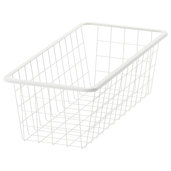 [IKEA/イケア/通販]JONAXEL ヨナクセル ワイヤーバスケット, ホワイト, 25x51x...