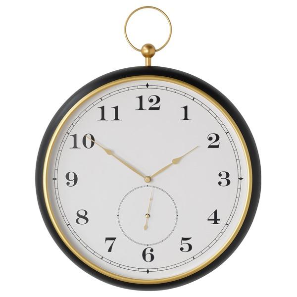 【IKEA/イケア/通販】KUTTERSMYCKE クッタースミッケ ウォールクロック, ブラック[...