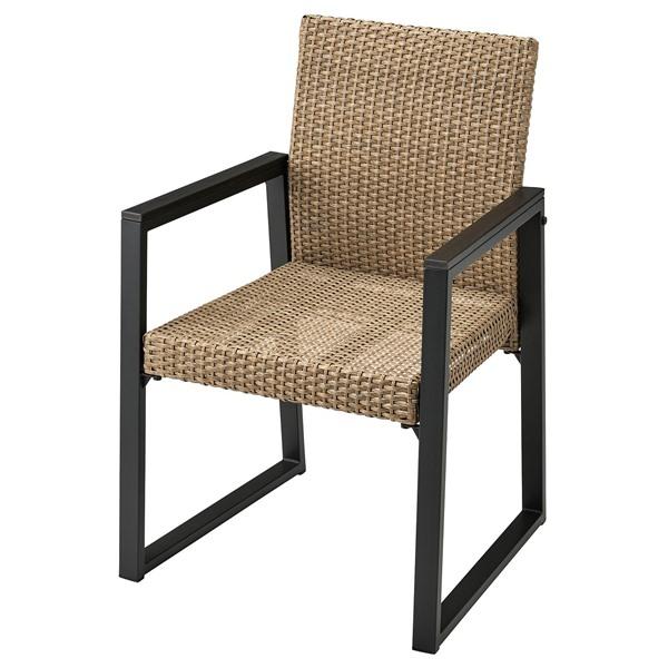 [IKEA/イケア/通販]VARMANSO ヴェルマンソーチェア 屋外用, ブラウン[E](6053...