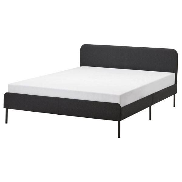 [IKEA/イケア/通販]SLATTUM スラットゥムファブリックベッドフレーム, ヴィースレ ダー...