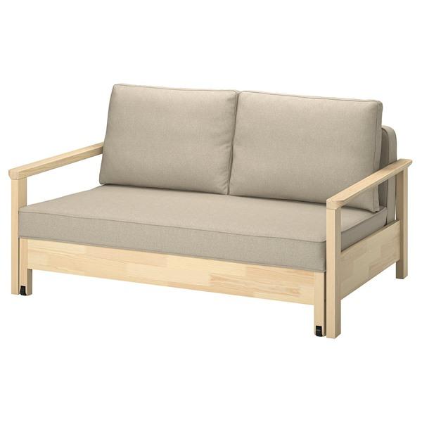 [IKEA/イケア/通販]TORNSBORG トルンスボリ2人掛けソファベッド, ナッゲン ベージュ...