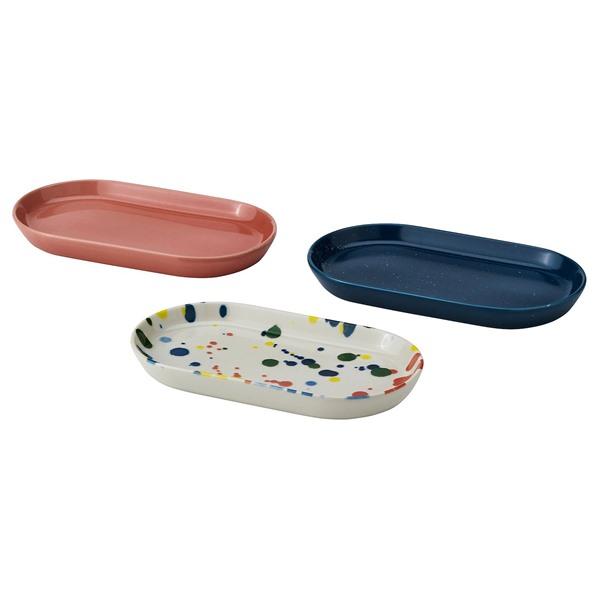 [IKEA/イケア/通販]RODSNULTRA ロードスヌルトラサービングプレート, 柄ミックス,2...