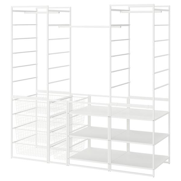 [IKEA/イケア/通販]JONAXEL ヨナクセルワードローブコンビネーション, ホワイト,173...