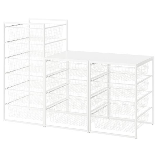 [IKEA/イケア/通販]JONAXEL ヨナクセル収納コンビネーション, ホワイト,148x51x...