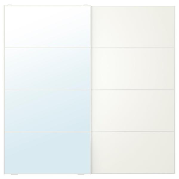 [IKEA/イケア/通販]AULI アウリ / MEHAMN メーハムン 引き戸 2枚組, ホワイト...