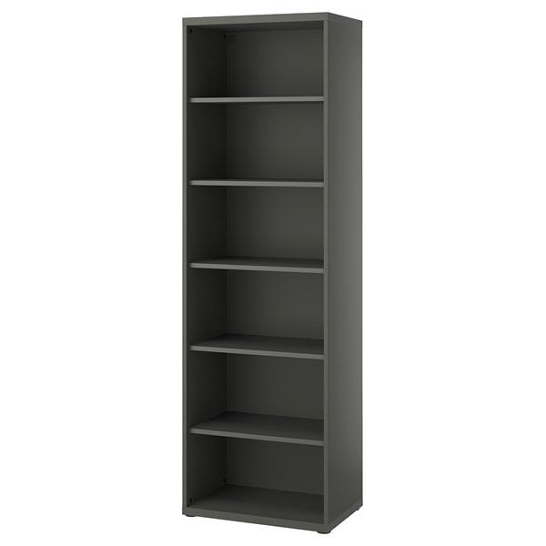 [IKEA/イケア/通販]BESTA ベストー シェルフユニット, 棚板5枚付き/ダークグレー, 6...