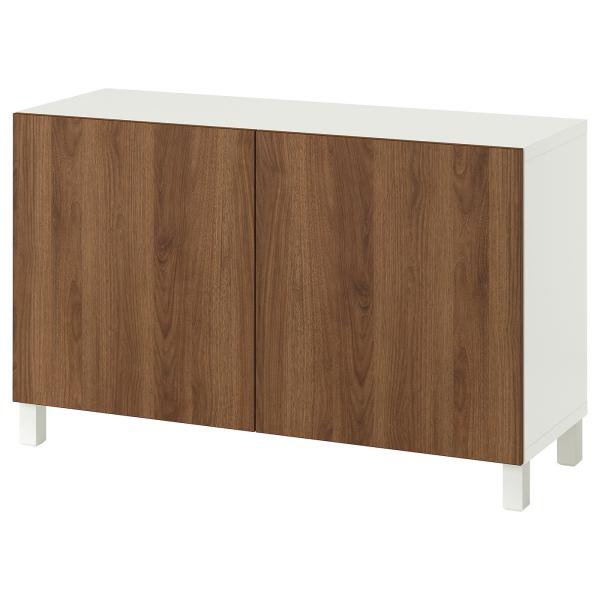 [IKEA/イケア/通販]BESTA ベストー 収納コンビネーション 扉付, ホワイト/ラップヴィー...