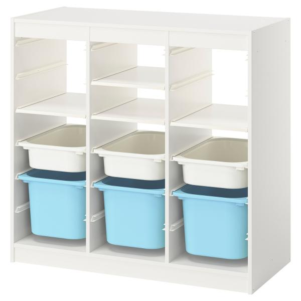 [IKEA/イケア/通販]TROFAST トロファスト 収納コンビネーション, 棚/ボックス付き ル...