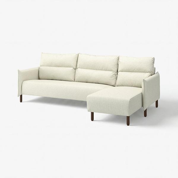 [IKEA/イケア/通販]MANNARP マッナルプ4人掛けソファ 寝椅子付き, グンナレド ベージ...
