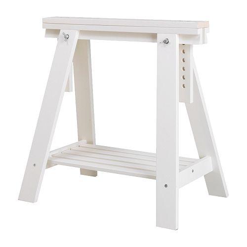 IKEA/イケア FINNVARD 架台 シェルフ付, ホワイト