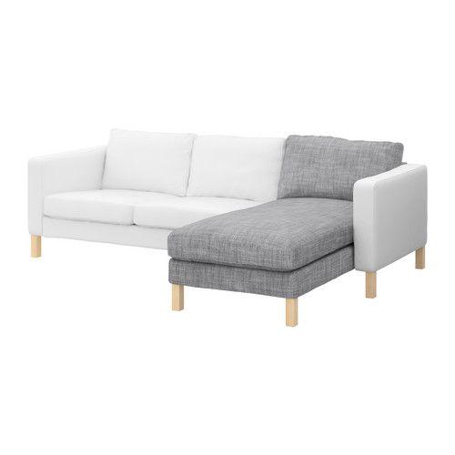 IKEA/イケア KARLSTAD 追加寝椅子用カバー, イースンダ グレー