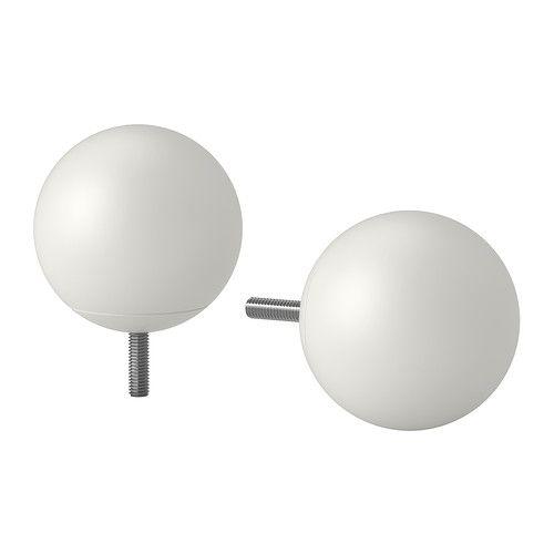 IKEA/イケア VASENTLIG フィニアル, ホワイト