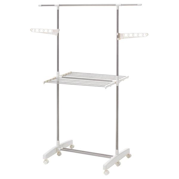 【IKEA/イケア/通販】PURKLA プルクラ 物干しラック 2段, ホワイト[D](704008...