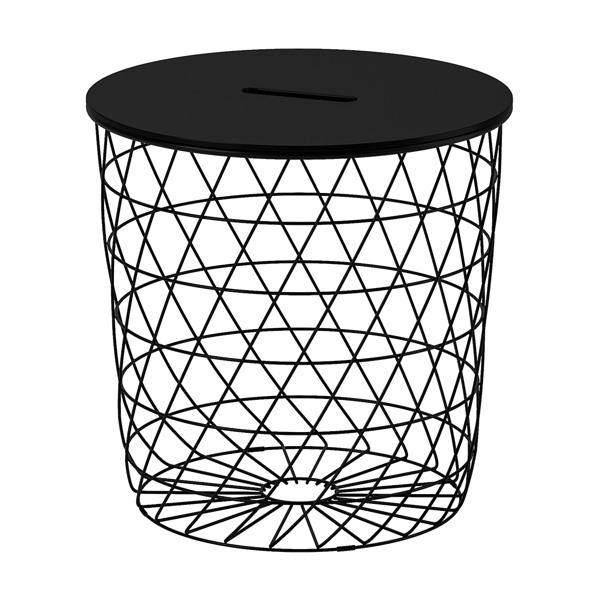 【IKEA/イケア/通販】KVISTBRO クヴィストブロー リビングテーブル 収納付き, ブラック...