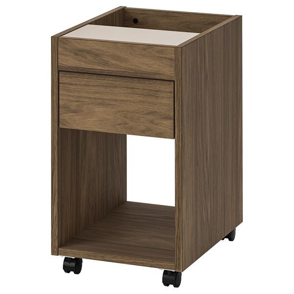 [IKEA/イケア/通販]TONSTAD トンスタード引き出しユニット キャスター付き, ブラウン ...