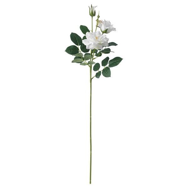 [IKEA/イケア/通販]SMYCKA スミッカ造花, 室内/屋外用/バラ ホワイト,65 cm[C...