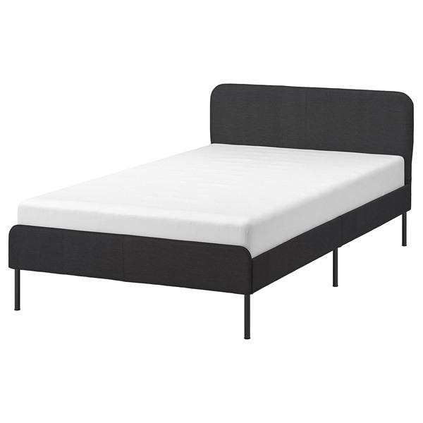 [IKEA/イケア/通販]SLATTUM スラットゥムファブリックベッドフレーム, ヴィースレ ダー...