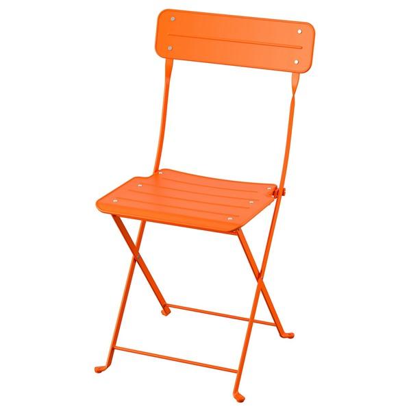 [IKEA/イケア/通販]SUNDSO スンドソー折りたたみチェア, ブライトオレンジ 屋外用[E]...