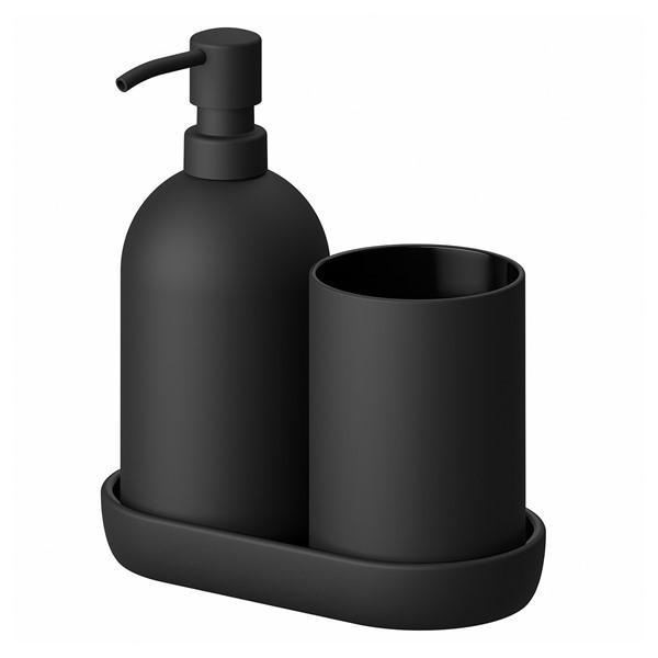 [IKEA/イケア/通販]GANSJON ガンショーンバスルームセット 3点, ブラック[A](70...