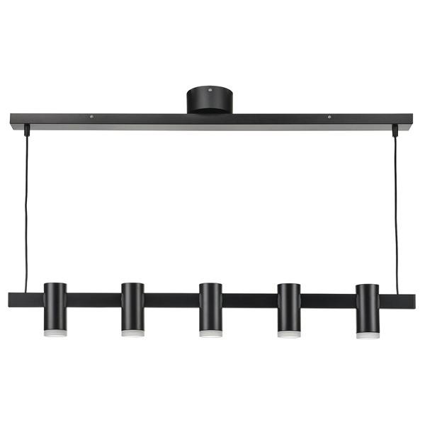 [IKEA/イケア/通販]KRANSALG クランサリペンダントランプ ランプ5個付き, ブラック,...