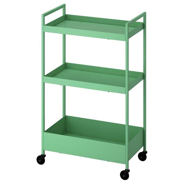 [IKEA/イケア/通販]NISSAFORS ニッサフォースワゴン, ライトグリーン,50.5x30...