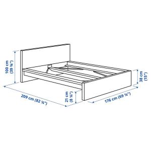 [IKEA/イケア/通販]MALM マルム ベ...の詳細画像4