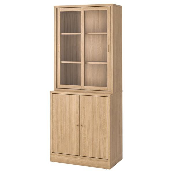 [IKEA/イケア/通販]TONSTAD トンスタード収納コンビネーション ガラス引き戸付き, オー...